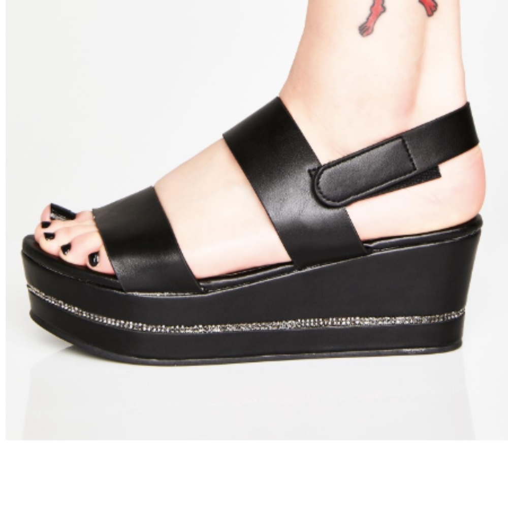 Dolls Kill Vegan Platform Sandle
